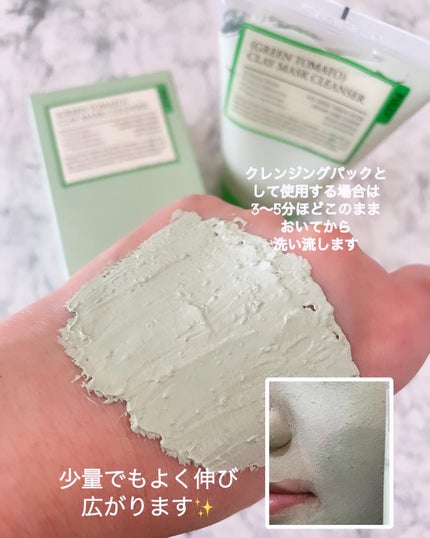 グリーントマトクレイマスククレンザー/FULLY/洗い流すパック・マスクを使ったクチコミ(3枚目)