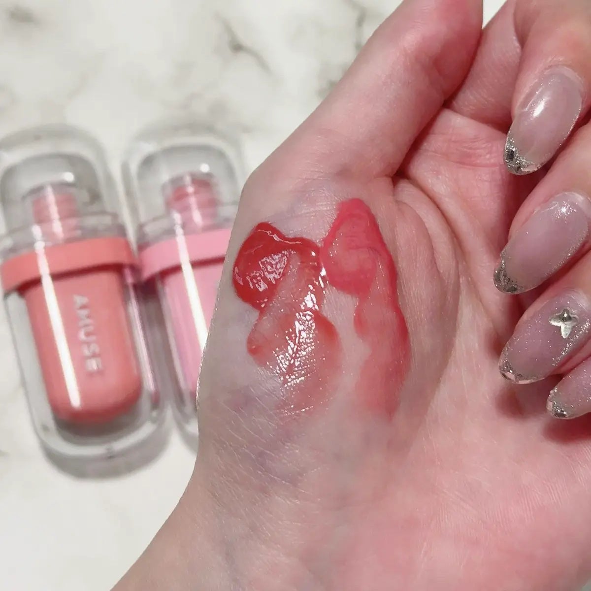 ジェルフィットティント/AMUSE/リップティントを使ったクチコミ(2枚目)