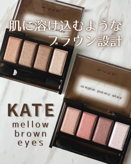 ケイト メロウブラウンアイズ/KATE/アイシャドウパレットを使ったクチコミ(1枚目)