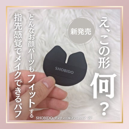 ディテールフィットパフ 2P/SHOBIDO/パフ・スポンジを使ったクチコミ(1枚目)