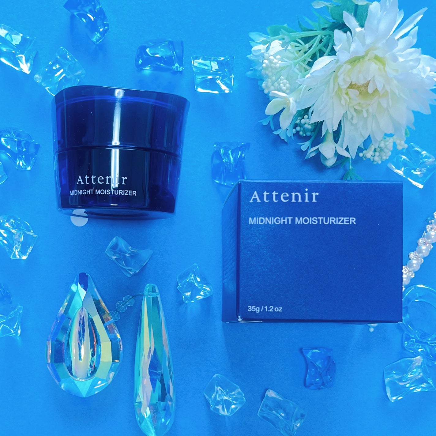 アテニア ミッドナイトモイスチャライザー/アテニア/フェイスクリームを使ったクチコミ(1枚目)