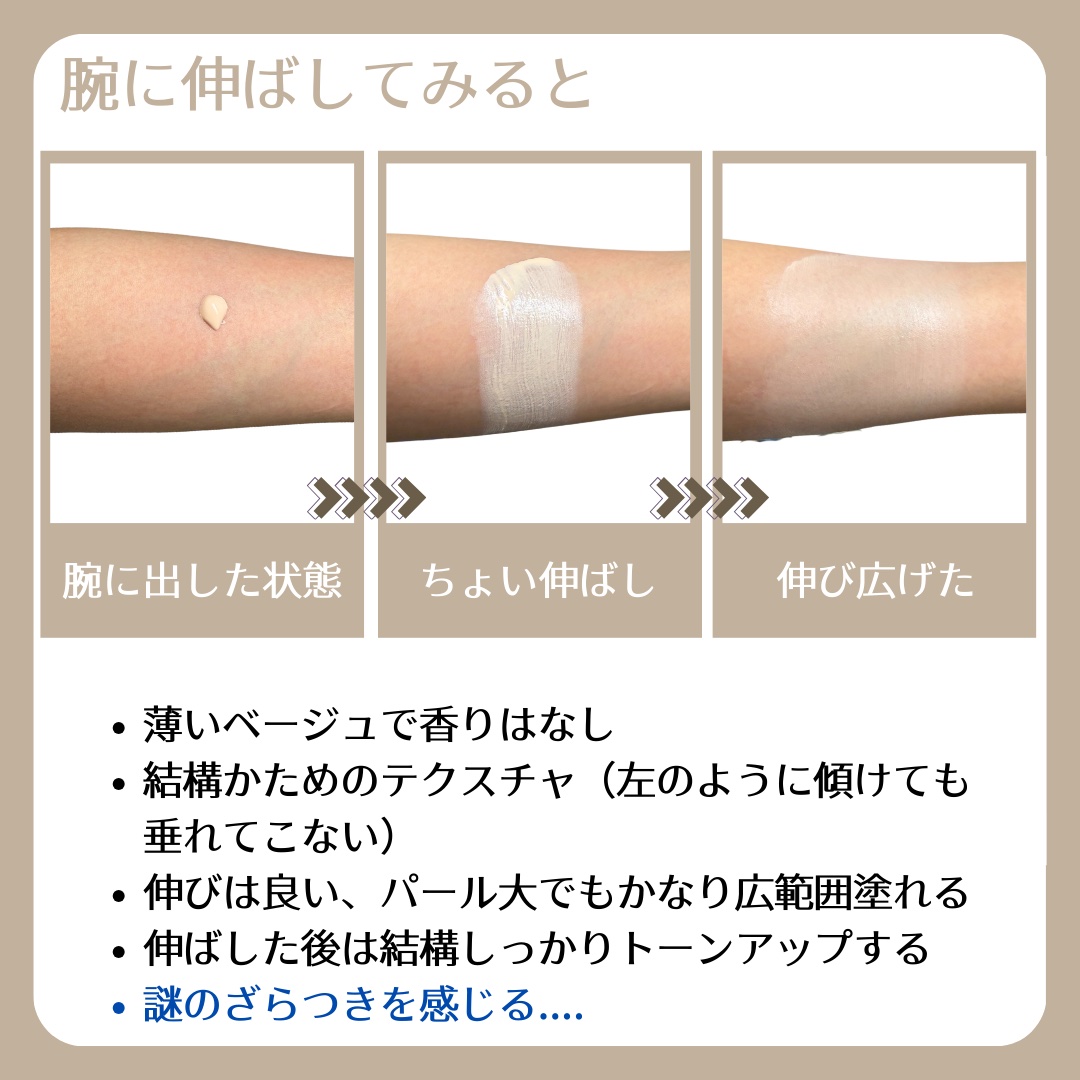 ミノン アミノモイスト エイジングケア デイクリームUV/ミノン/日焼け止めクリームを使ったクチコミ（3枚目）