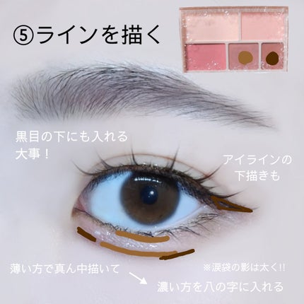 パーフェクトマルチアイズ/キャンメイク/アイシャドウパレットを使ったクチコミ(5枚目)