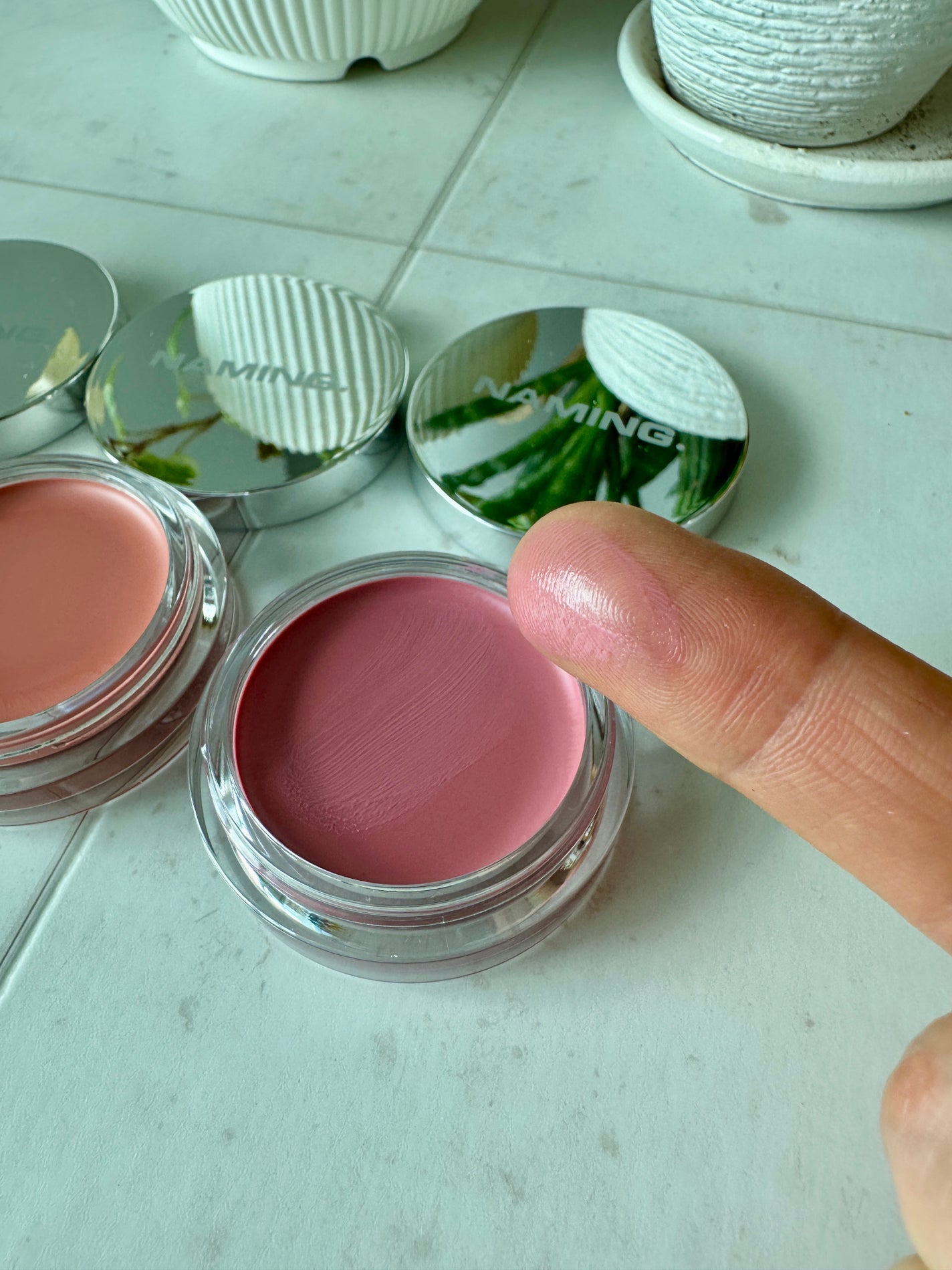 ネーミング ソフティクリームブラッシュ/NAMING./ジェル・クリームチークを使ったクチコミ(2枚目)