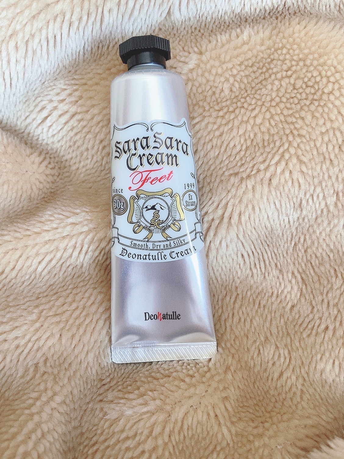 薬用足指さらさらクリーム/デオナチュレ/デオドラント・制汗剤を使ったクチコミ（2枚目）