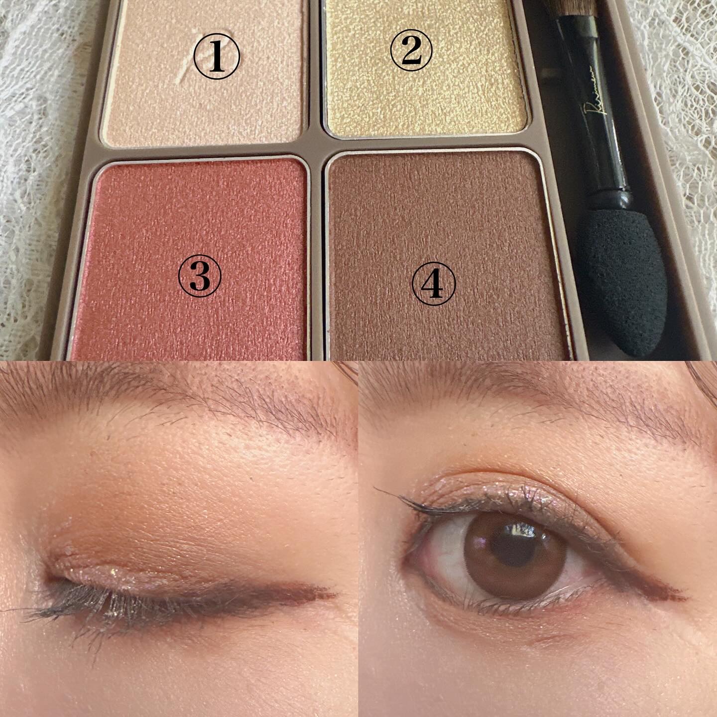 インザミラーアイパレット/Ririmew/アイシャドウパレットを使ったクチコミ（1枚目）