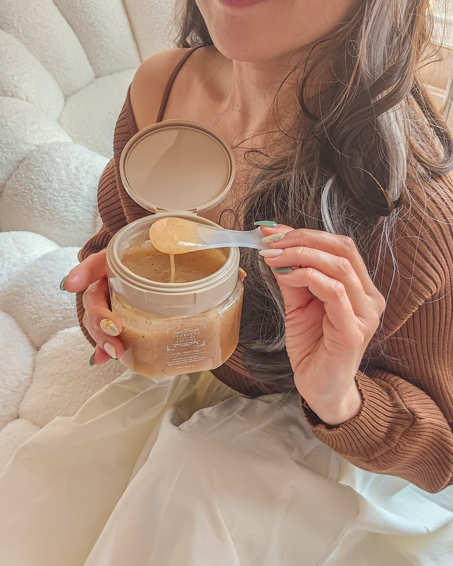 アールグレイティージャム ボディスクラブ/TEABLESS/ボディスクラブを使ったクチコミ（1枚目）