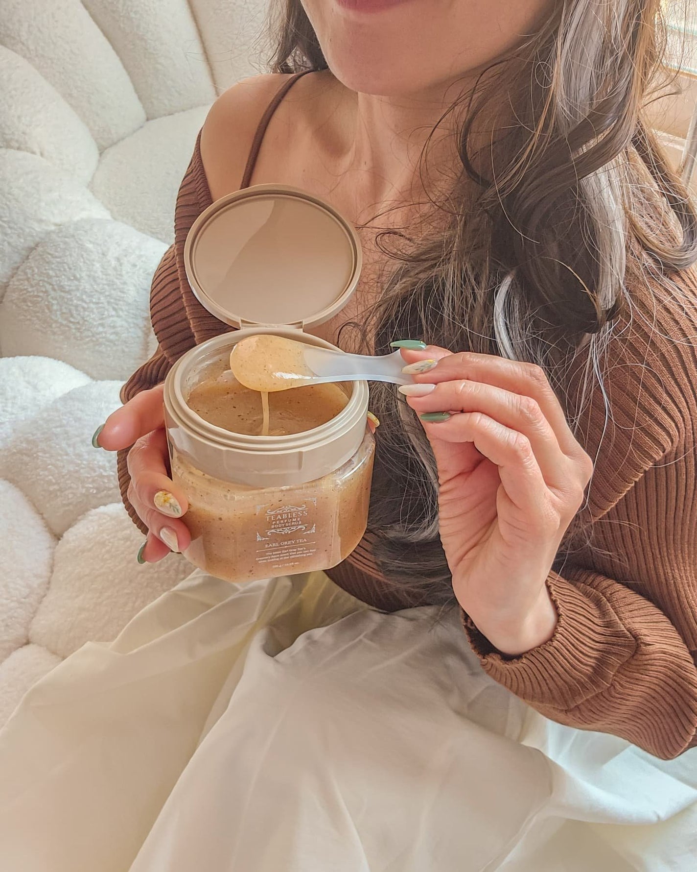 アールグレイティージャム ボディスクラブ/TEABLESS/ボディスクラブを使ったクチコミ(1枚目)