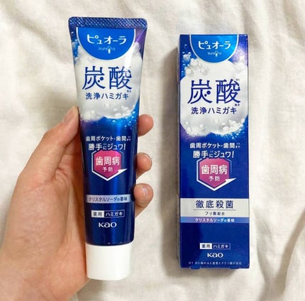 ピュオーラ 炭酸ハミガキ【医薬部外品】/ピュオーラ/歯磨き粉を使ったクチコミ(1枚目)