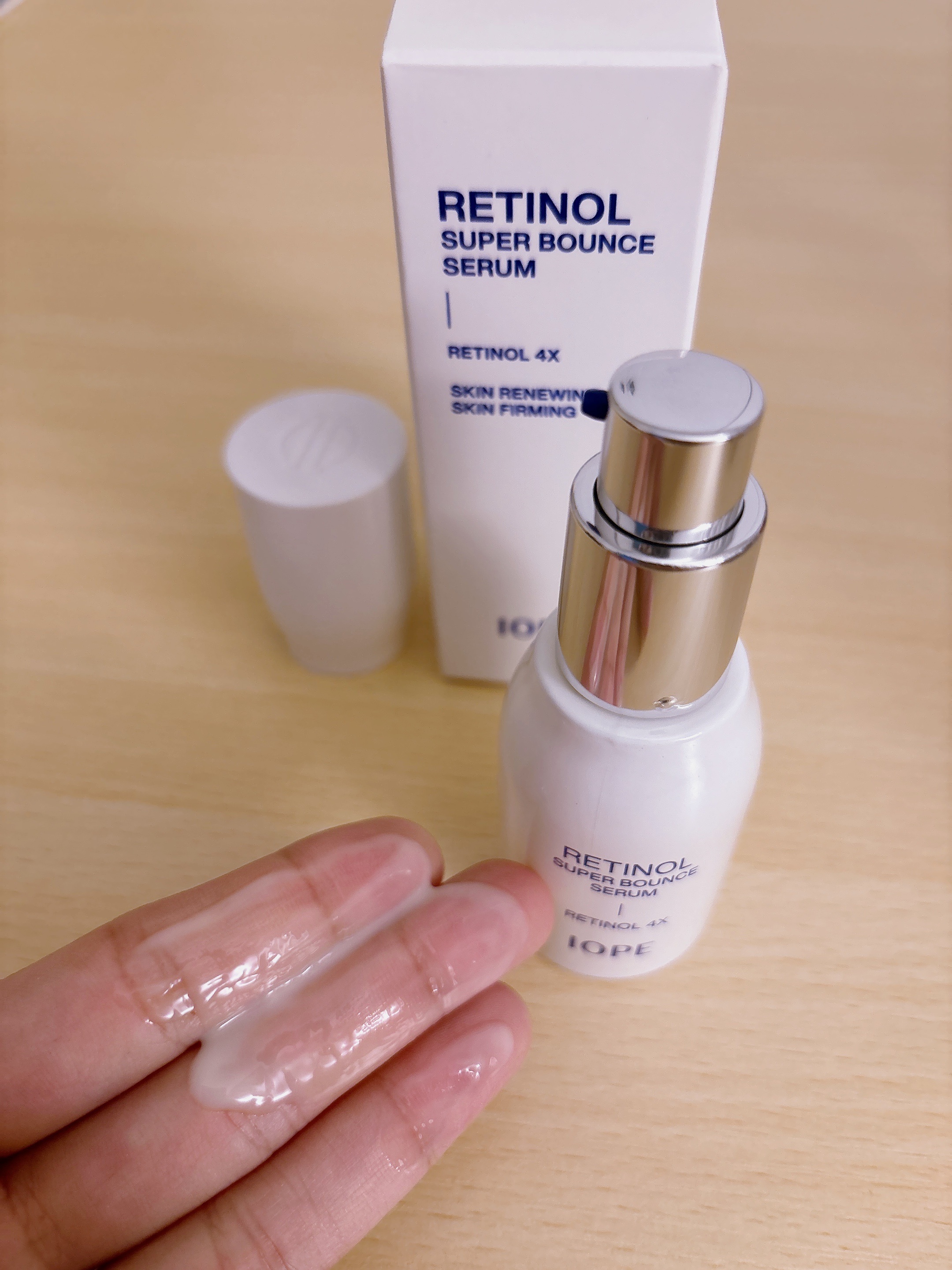 レチノール スーパーバウンス セラム/IOPE/美容液を使ったクチコミ（3枚目）