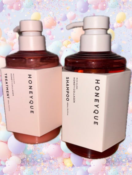 リッチグロス シャンプー シャイニー/ヘアトリートメント シャイニー/ハニーク/市販シャンプーを使ったクチコミ(1枚目)