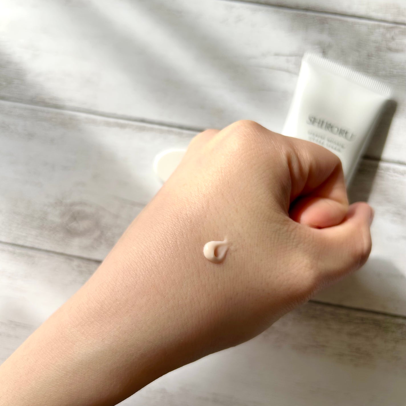 クリスタル リンクルUVデイクリーム/SHIRORU/日焼け止め・UVケアを使ったクチコミ(2枚目)