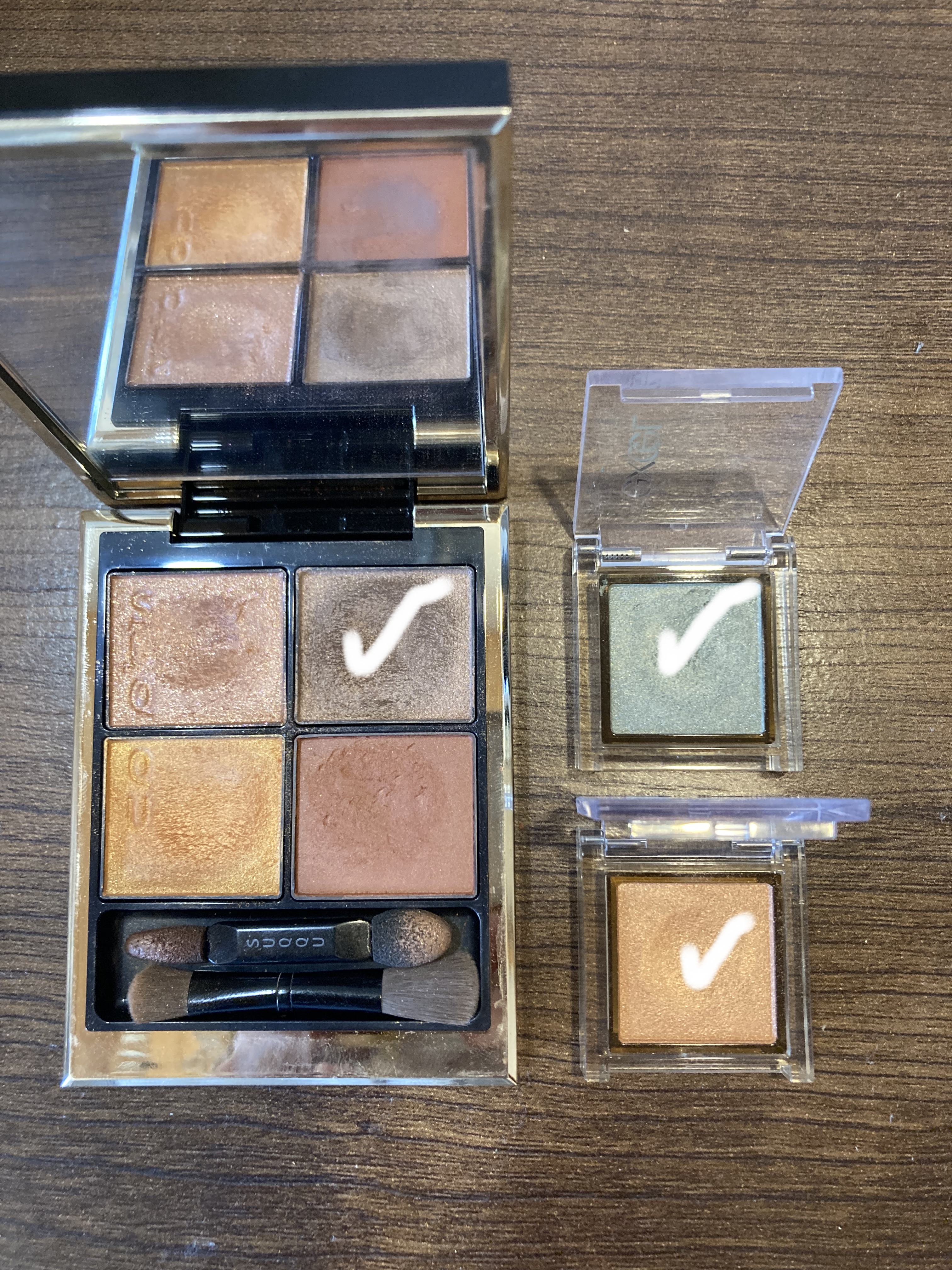 アイプランナー/excel/単色アイシャドウを使ったクチコミ（2枚目）