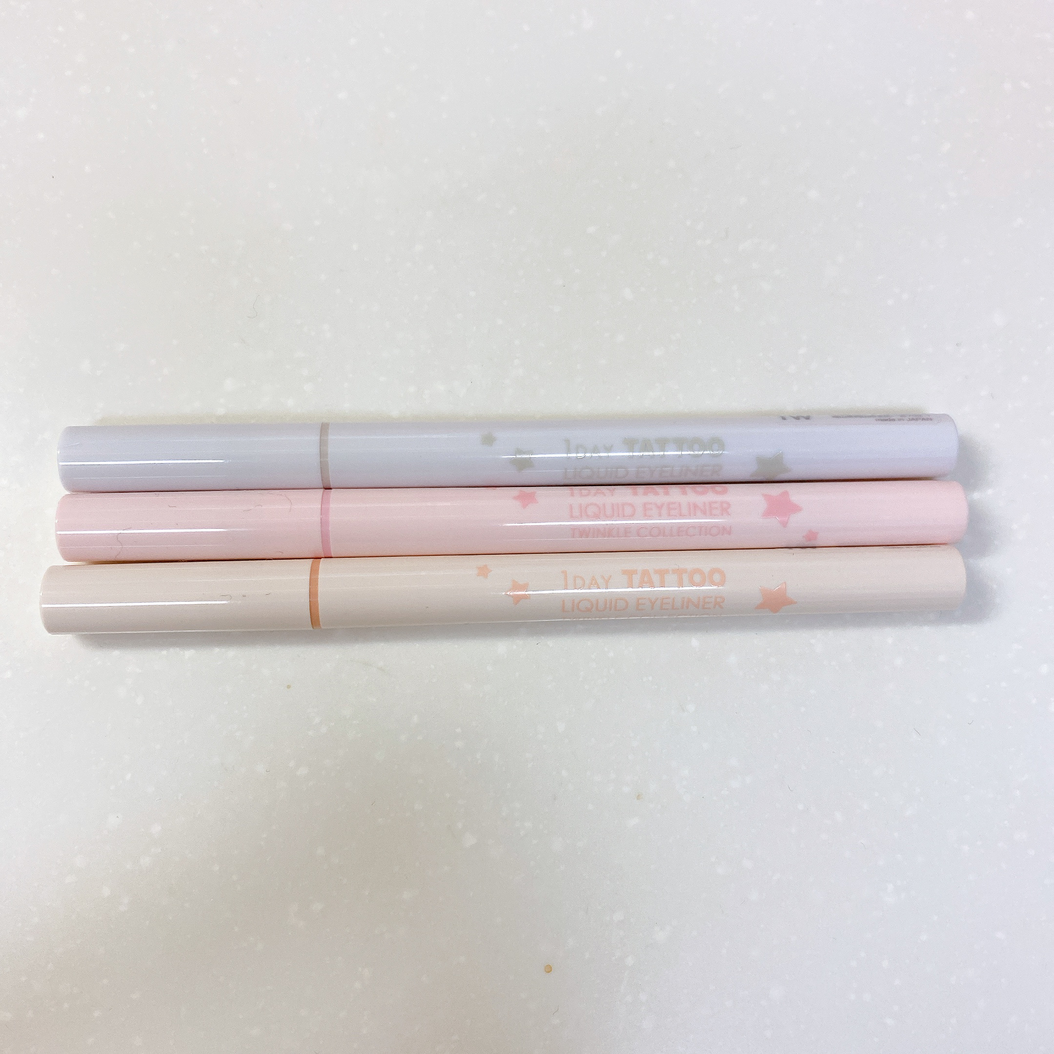 K-パレット 1DAY TATTOO リキッドアイライナー トゥインクルコレクション 02 トゥインクルピンク/K-パレット/リキッドアイライナーを使ったクチコミ（2枚目）