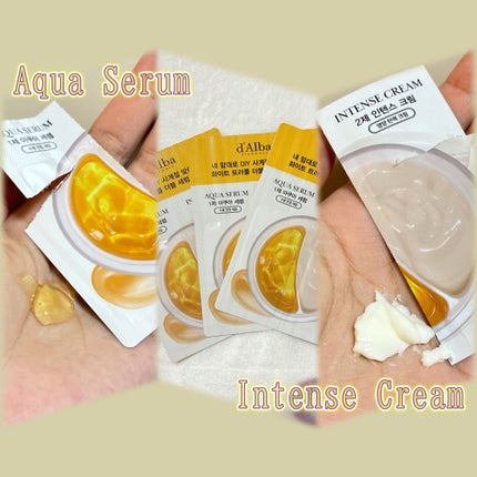 ホワイトトリュフダブルセラムアンドクリーム/ダルバ/フェイスクリームを使ったクチコミ(1枚目)