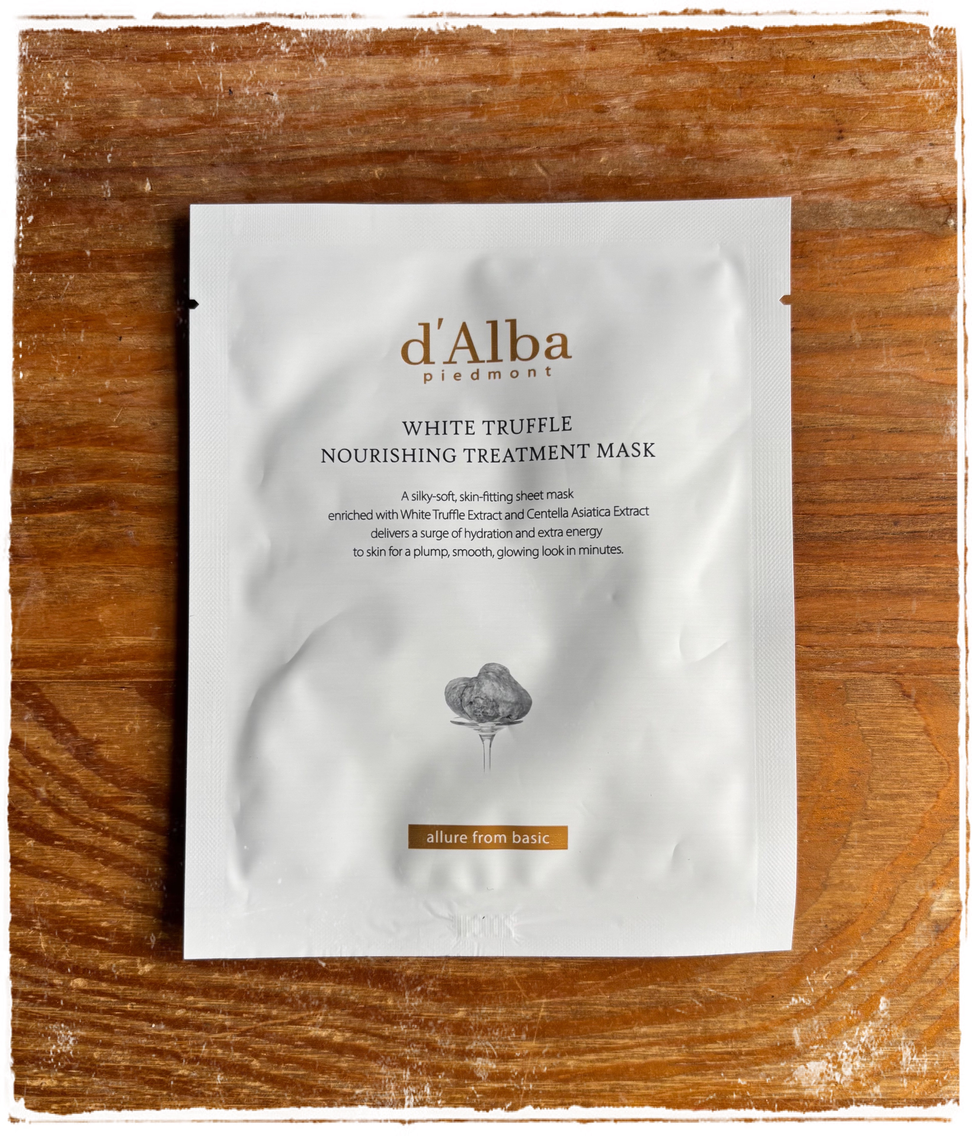 ホワイトトリュフナリシングトリートメントマスク/ダルバ/シートマスク・パックを使ったクチコミ（1枚目）