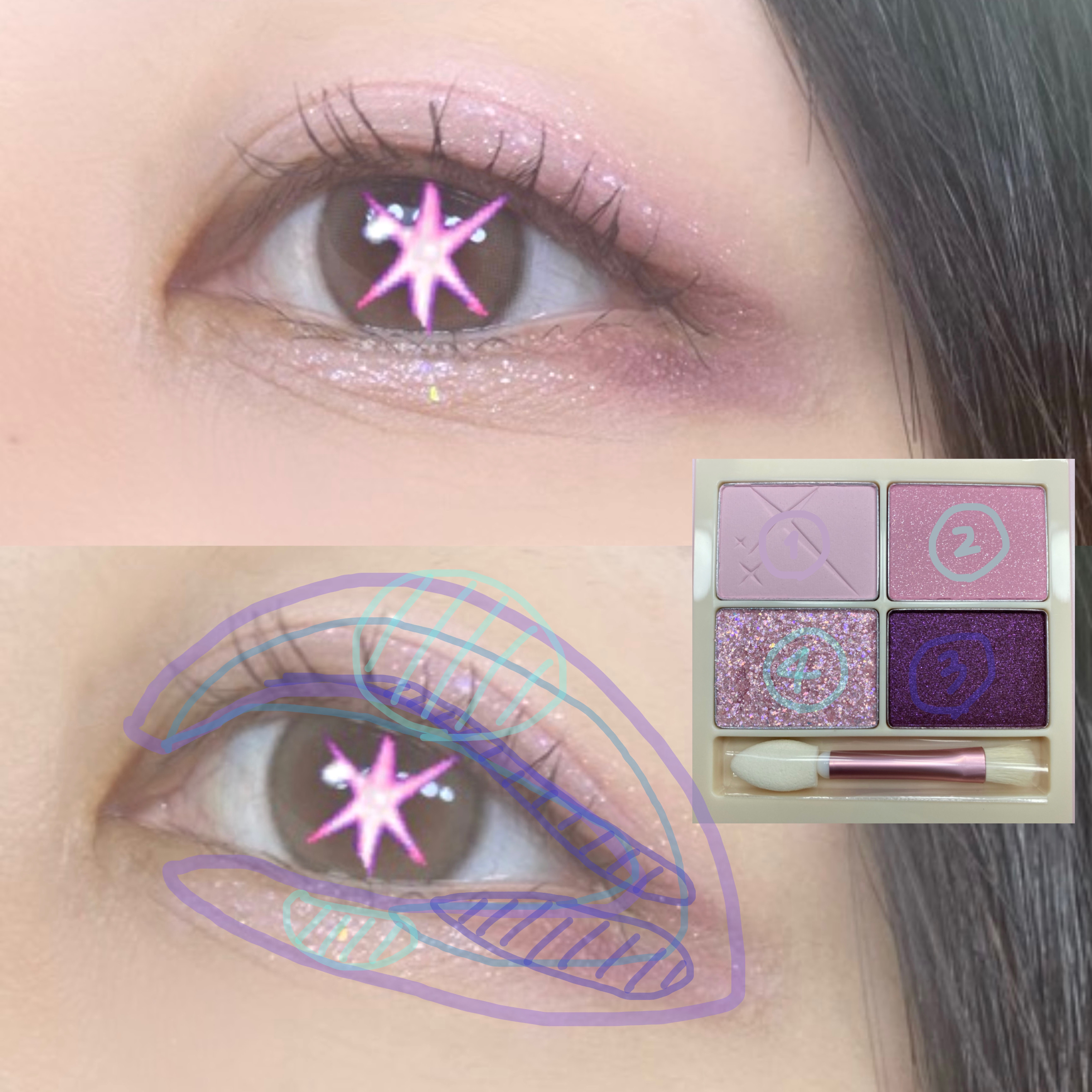 マルチプリクラペン/ENBAN TOKYO/リキッドアイライナーを使ったクチコミ（3枚目）