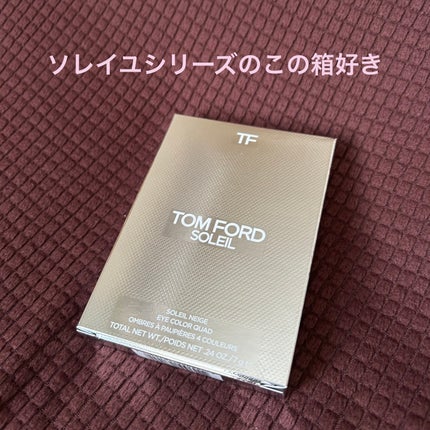 ソレイユ アイ カラー クォード/TOM FORD BEAUTY/アイシャドウパレットを使ったクチコミ(3枚目)