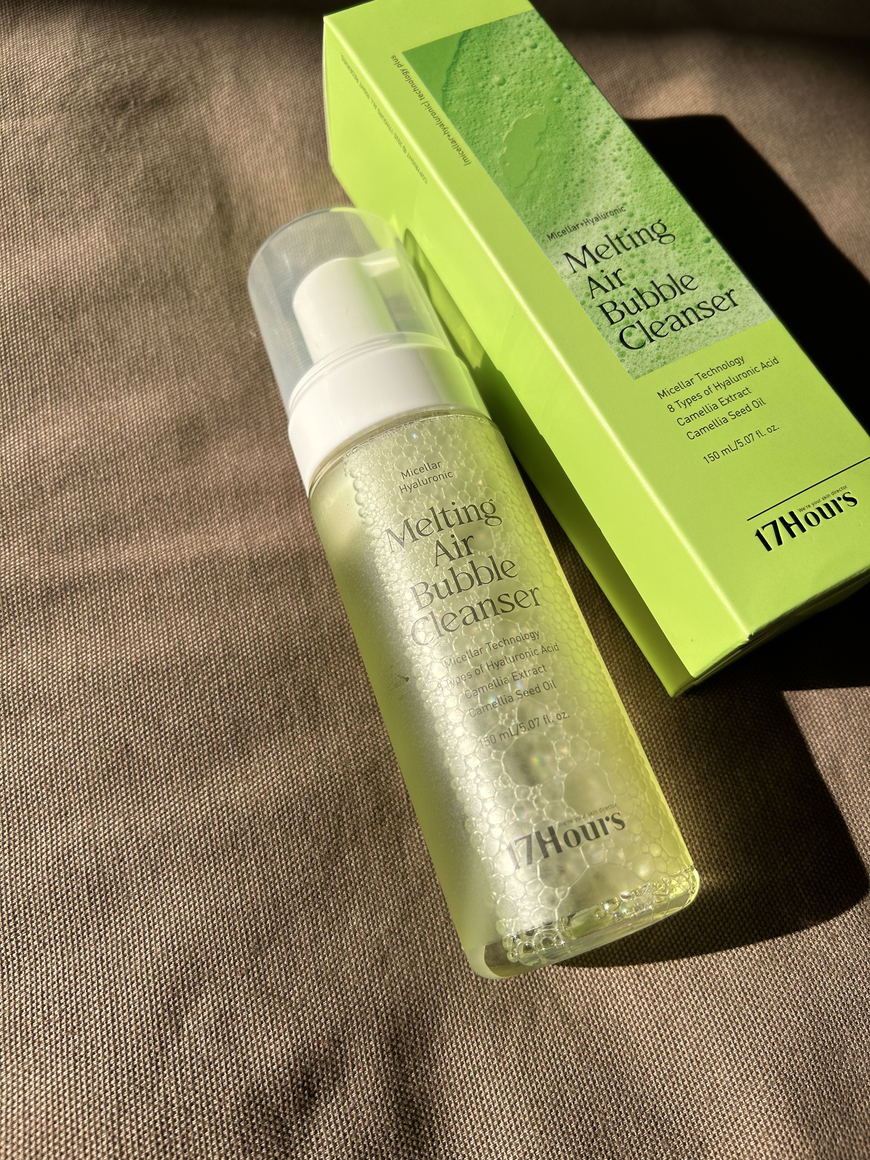 メルティングエアバブルクレンザー/17Hours/その他洗顔料を使ったクチコミ（1枚目）