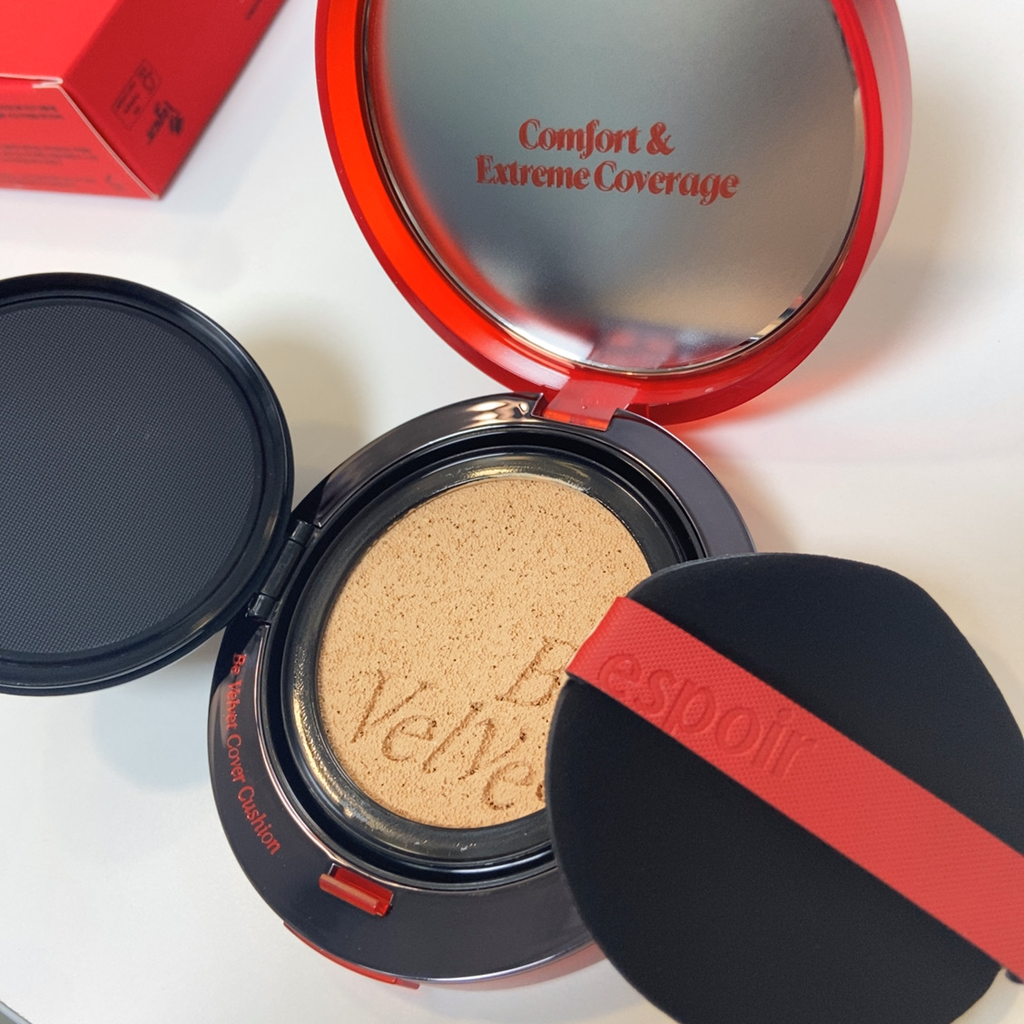 ビーベルベットカバークッション/espoir/クッションファンデーションを使ったクチコミ（2枚目）