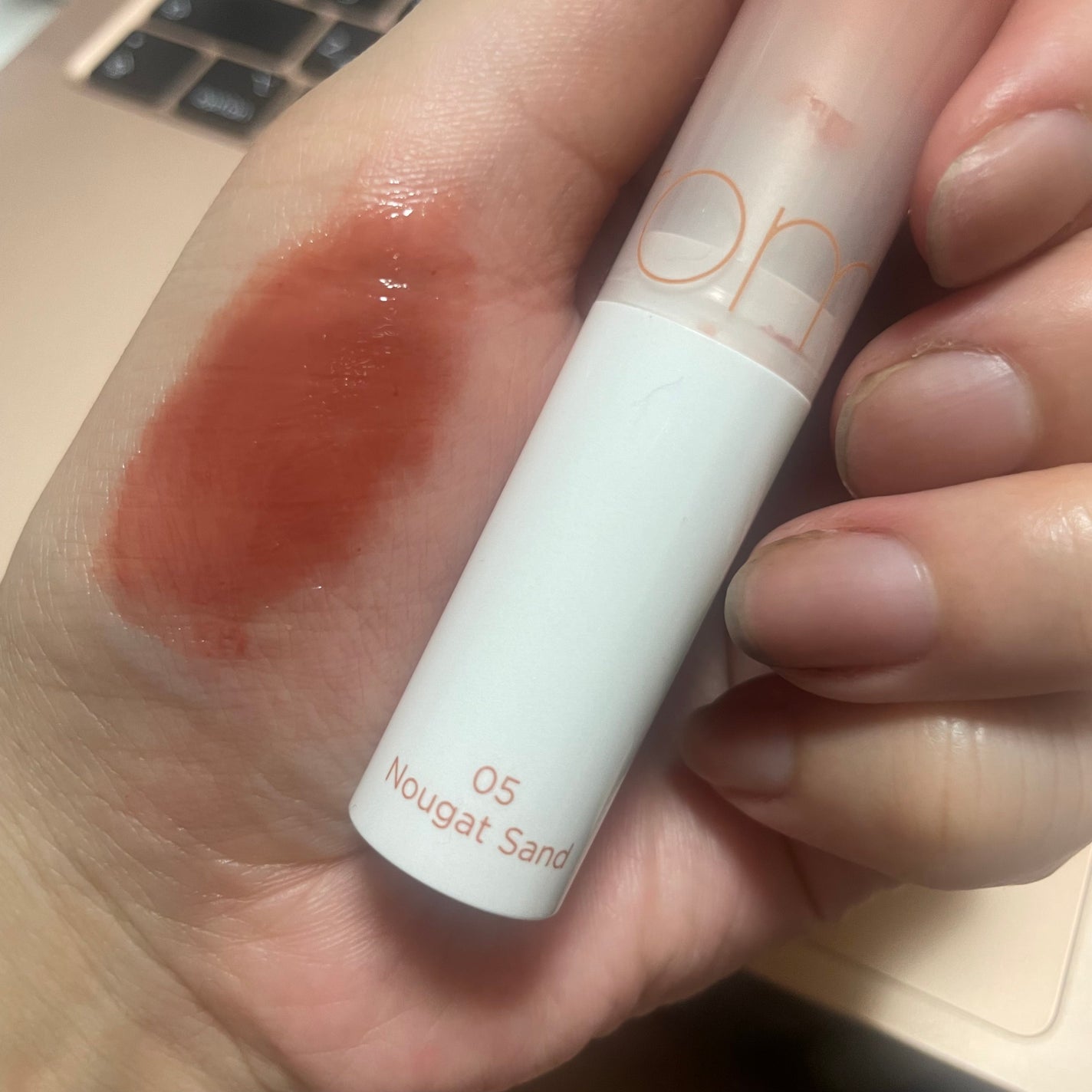 グラスティングメルティングバーム/rom&nd/リップバームを使ったクチコミ(1枚目)