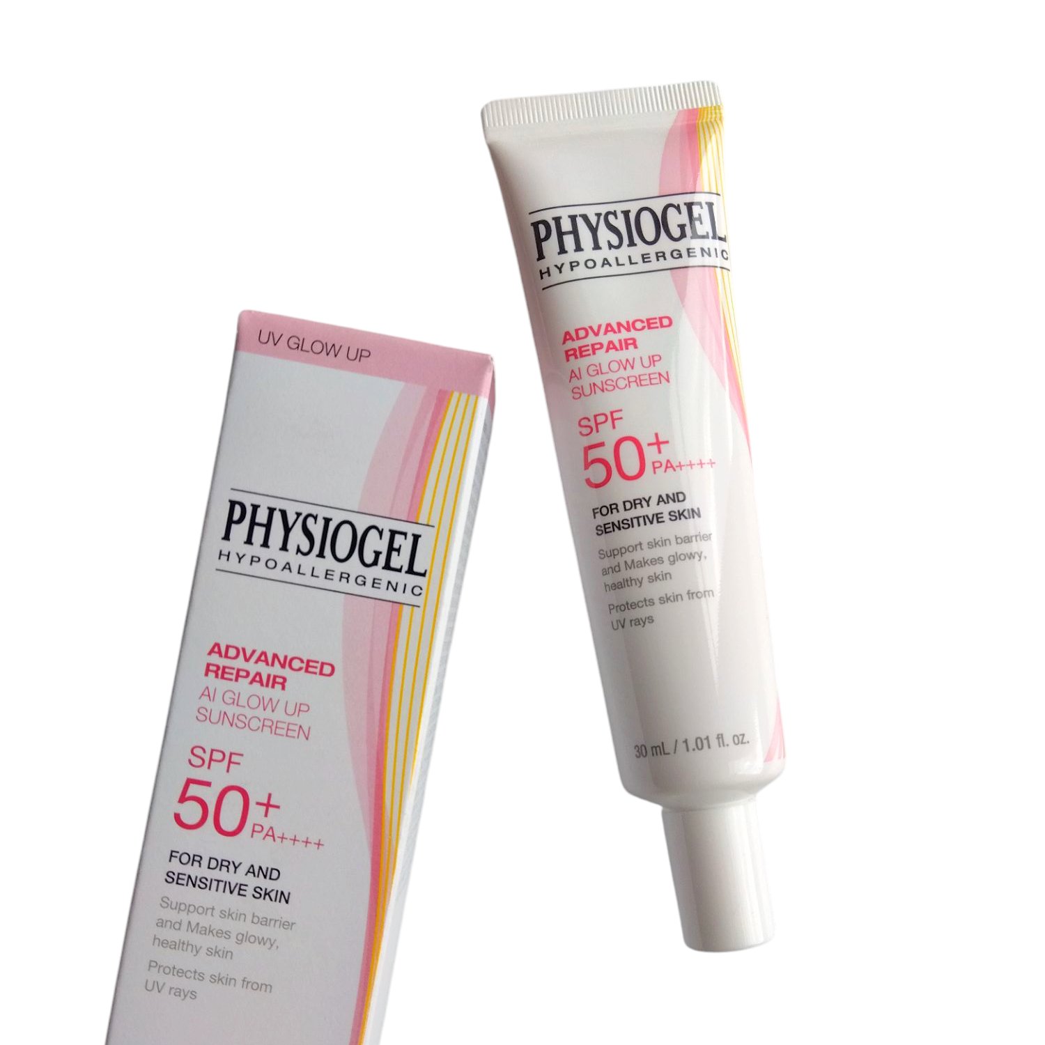 アドバンスドリペア　ＡＩグローアップ　サンスクリーン/PHYSIOGEL/日焼け止めクリームを使ったクチコミ（1枚目）