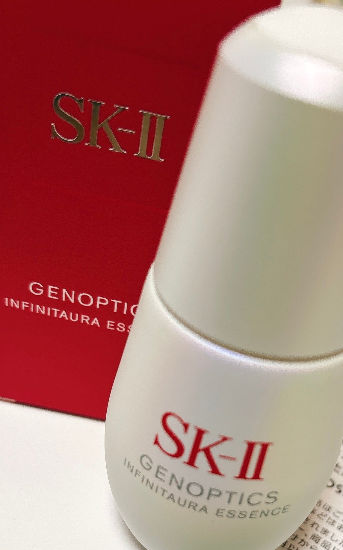 Tsubaki Uraku on LIPS 「SK-2のインフィニットオーラエッセンスSK-2というと独特な..」(1枚目)