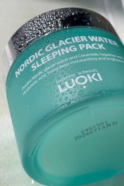 ノルディック氷河水スリーピングパック/LUOKI/フェイスクリームを使ったクチコミ(1枚目)