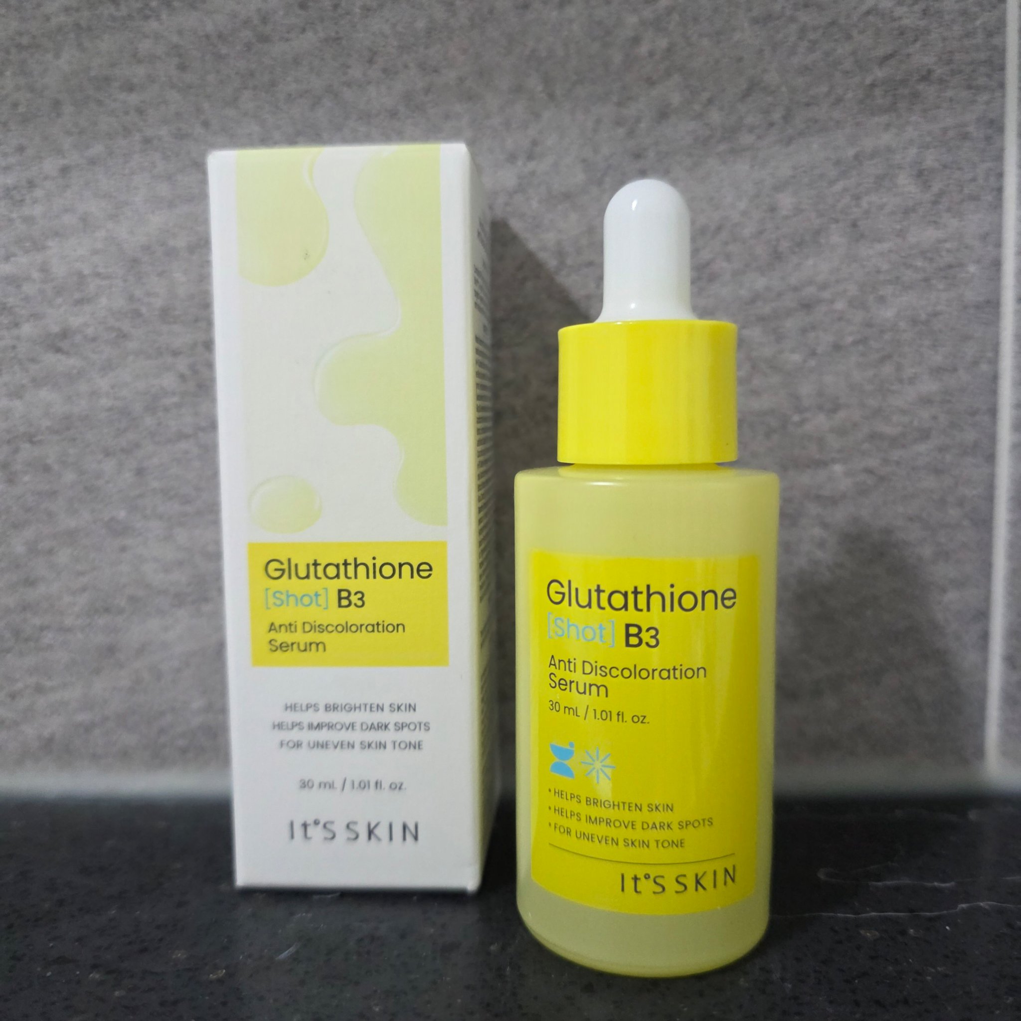 グルタチオンショットB3シミ跡セラム/It's skin/美容液を使ったクチコミ（1枚目）