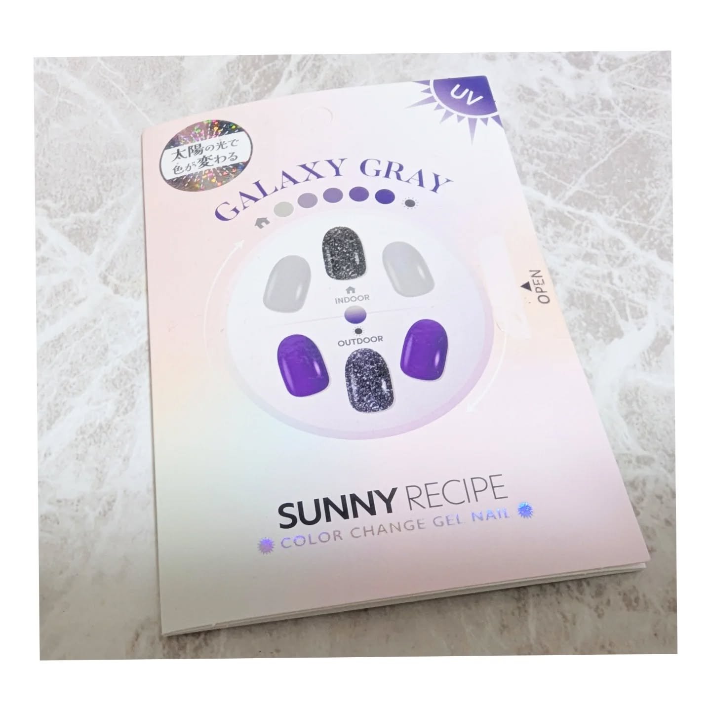 SUNNY RECIPE COLOR CHANGE GEL NAIL/SUNNY RECIPE/ネイルシールを使ったクチコミ（2枚目）