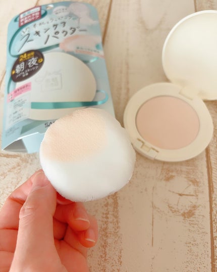 サナ 素肌記念日 薬用スキンケアパウダー ACホワイト【医薬部外品】/素肌記念日/プレストパウダーを使ったクチコミ(3枚目)