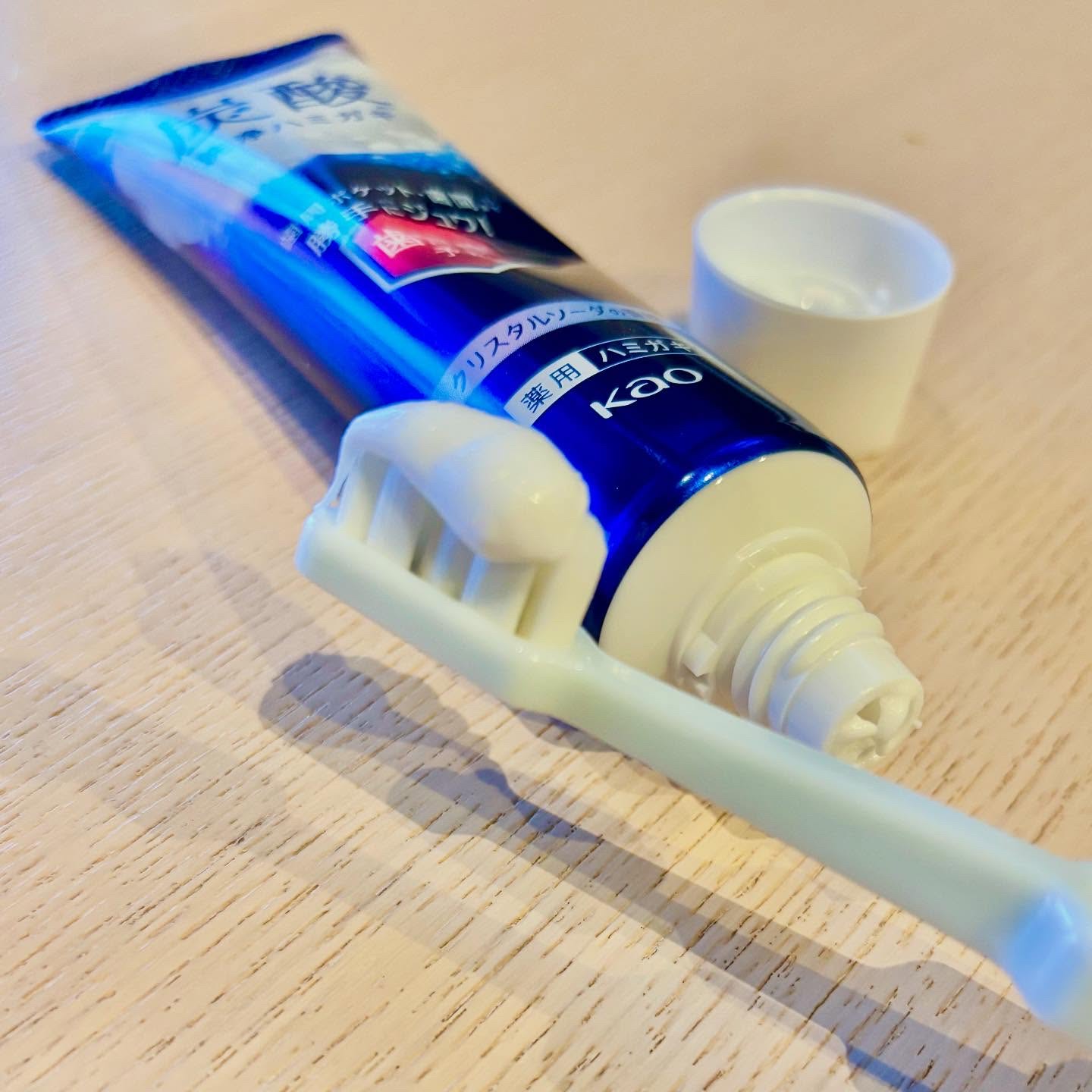 ピュオーラ 炭酸ハミガキ【医薬部外品】/ピュオーラ/歯磨き粉を使ったクチコミ（3枚目）