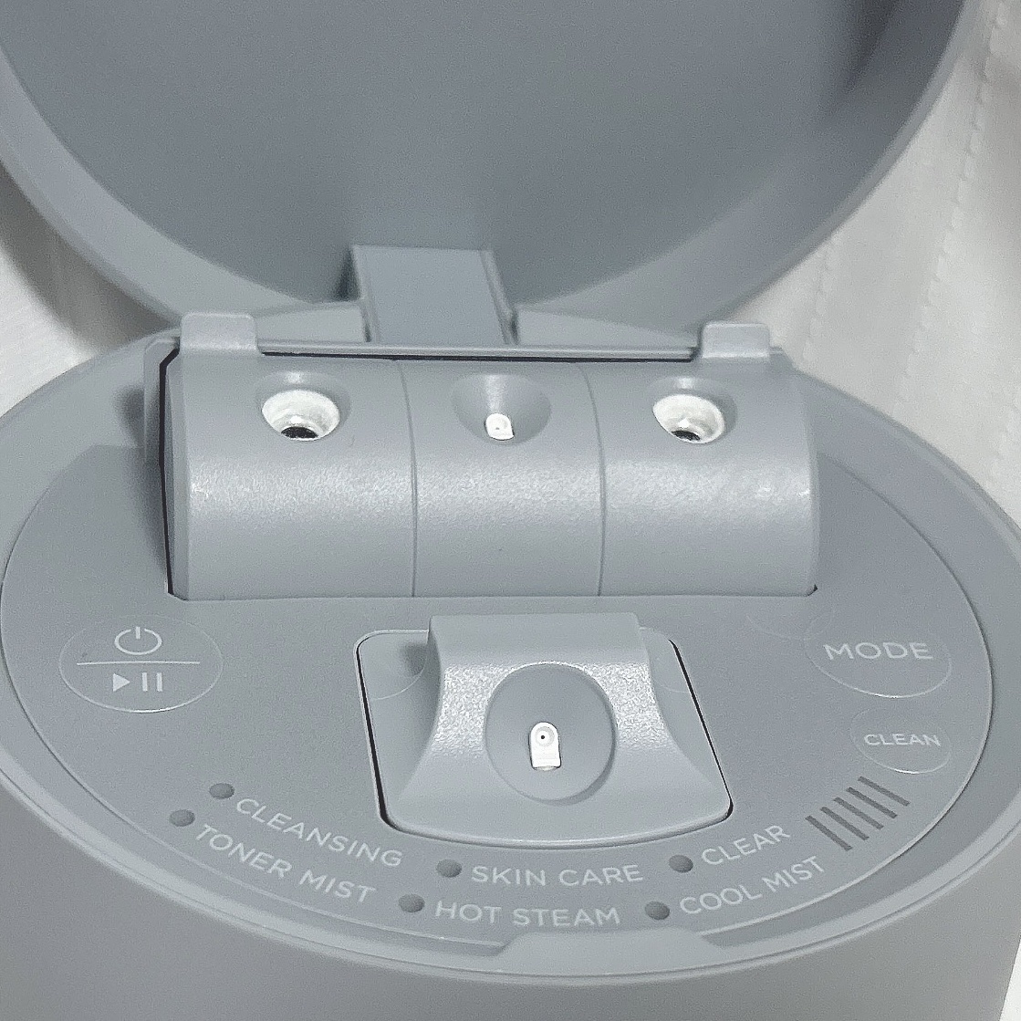 ピュアブライトスチーマー グレー/SALONIA/美顔器・マッサージを使ったクチコミ（2枚目）
