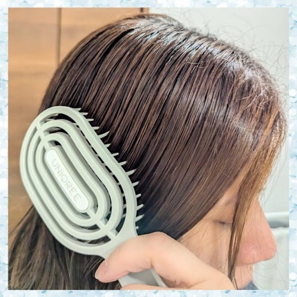 ユニークリー 4wayスムースヘアブラシ/ビー・エヌ/ヘアブラシを使ったクチコミ(3枚目)