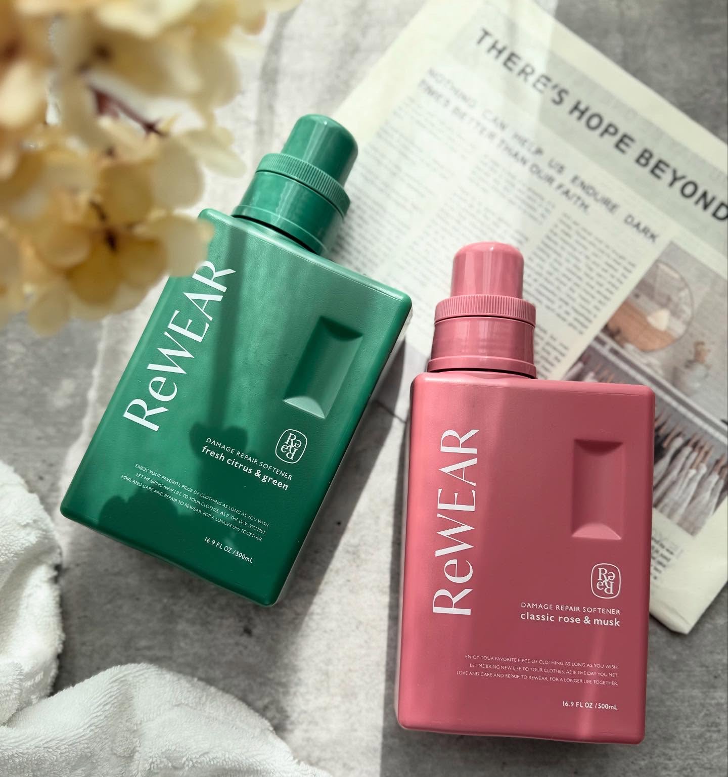 再生柔軟剤　クラシックローズ＆ムスク/ReWEAR/柔軟剤を使ったクチコミ（1枚目）