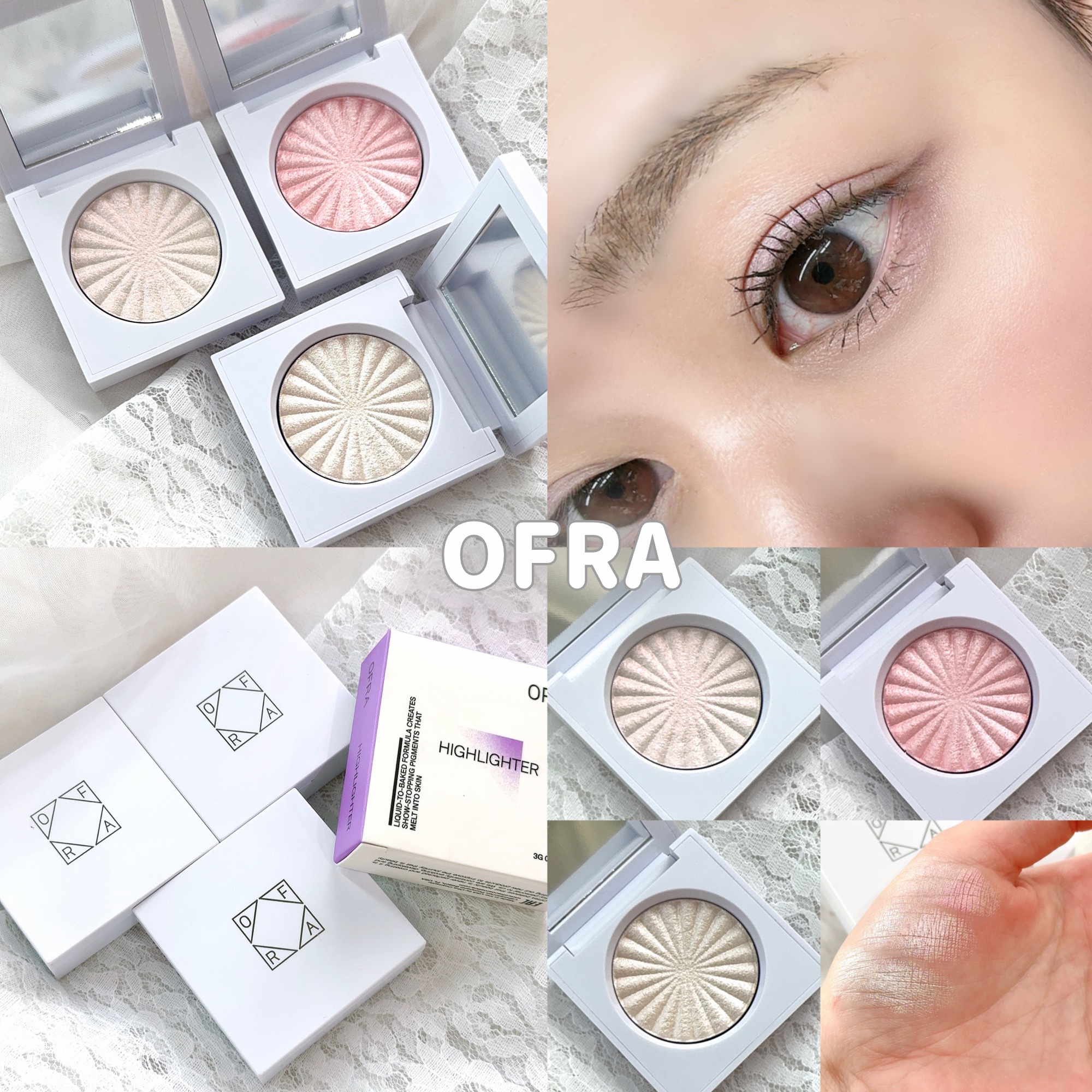 OFRA mini Highlighter/Ofra Cosmetics/パウダーハイライトを使ったクチコミ（1枚目）