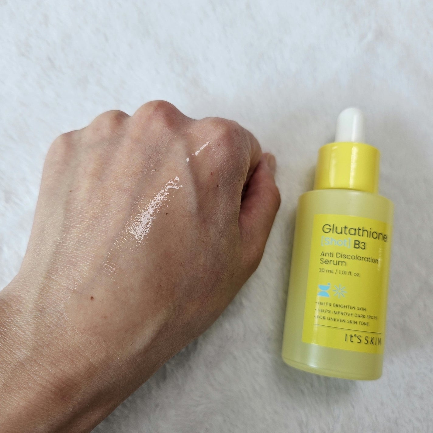 グルタチオンショットB3シミ跡セラム/It's skin/美容液を使ったクチコミ(3枚目)