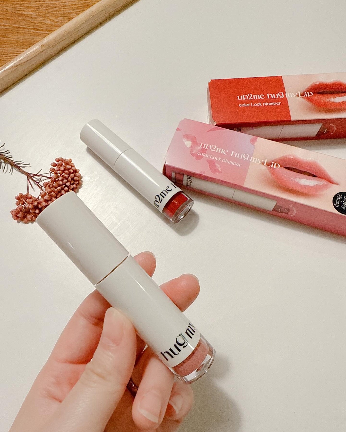 アップトゥーミー ハグマイリップ カラーロックプランパー/up2me/リッププランパーを使ったクチコミ(2枚目)
