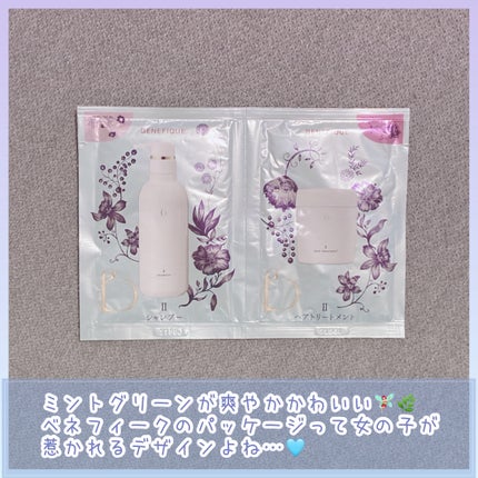 シャンプー/ヘアトリートメント II  (C)/BENEFIQUE/市販シャンプーを使ったクチコミ(2枚目)