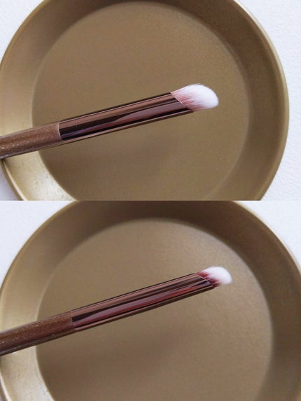 Wポイントメイクブラシ/SHOBIDO/メイクブラシを使ったクチコミ(3枚目)