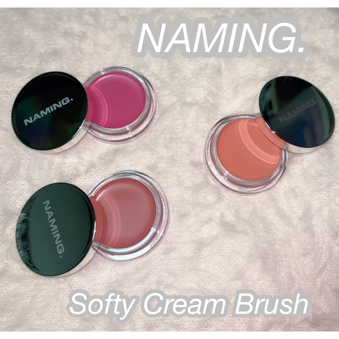ネーミング　ソフティクリームブラッシュ/NAMING./ジェル・クリームチークを使ったクチコミ（1枚目）