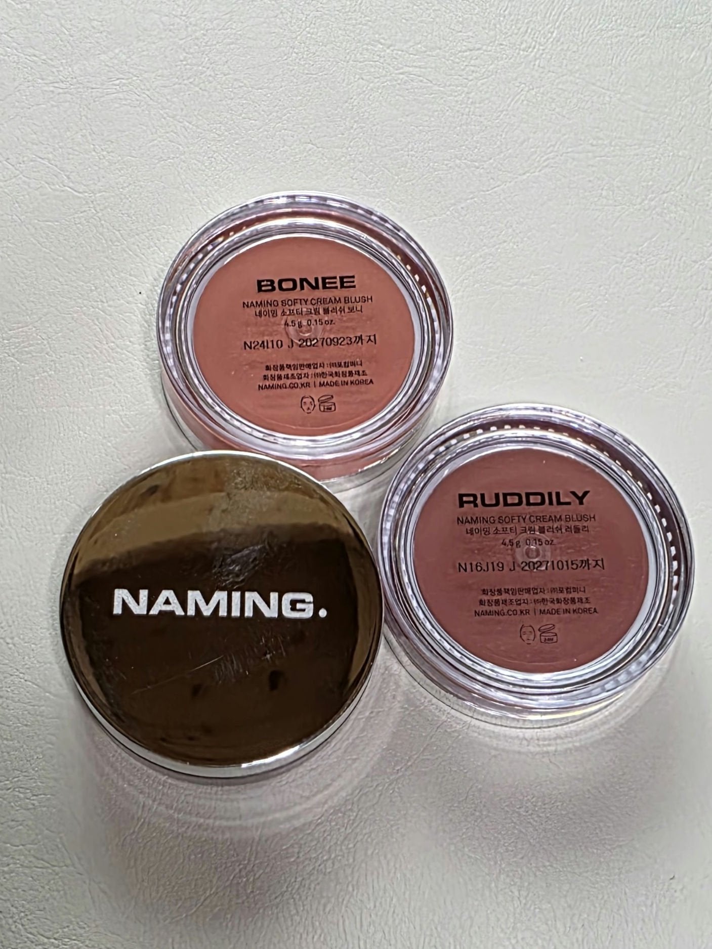 ネーミング ソフティクリームブラッシュ/NAMING./ジェル・クリームチークを使ったクチコミ(1枚目)