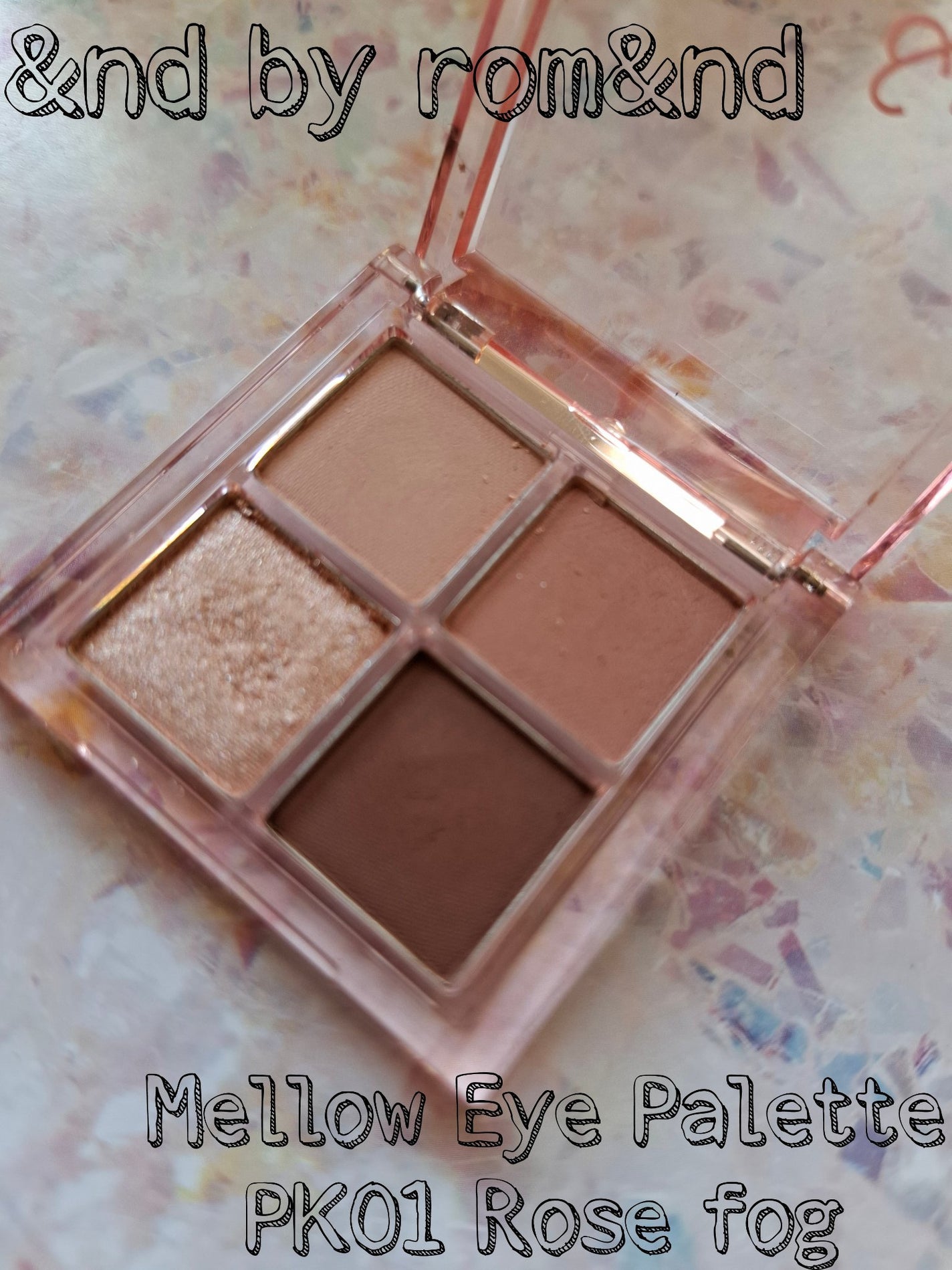 アンドバイロムアンド メロウアイパレット/&nd by rom&nd/アイシャドウパレットを使ったクチコミ(1枚目)