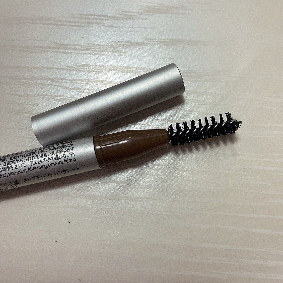 だ円芯 アルミ アイブローペンシル/DAISO/アイブロウペンシルを使ったクチコミ（2枚目）