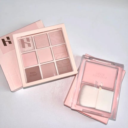 どら🦭🦭フォロバ on LIPS 「ホリカホリカの新作アイシャドウと桃チーク🍑がかわいすぎたт ̫..」(1枚目)