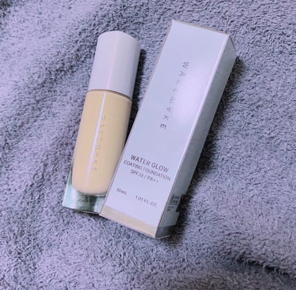 ウォーターグロウコーティングファンデーション/wakemake/リキッドファンデーションを使ったクチコミ(2枚目)