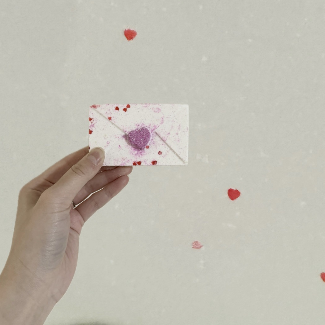 ハートレター（バスボム）/ラッシュ/炭酸系入浴剤を使ったクチコミ（1枚目）