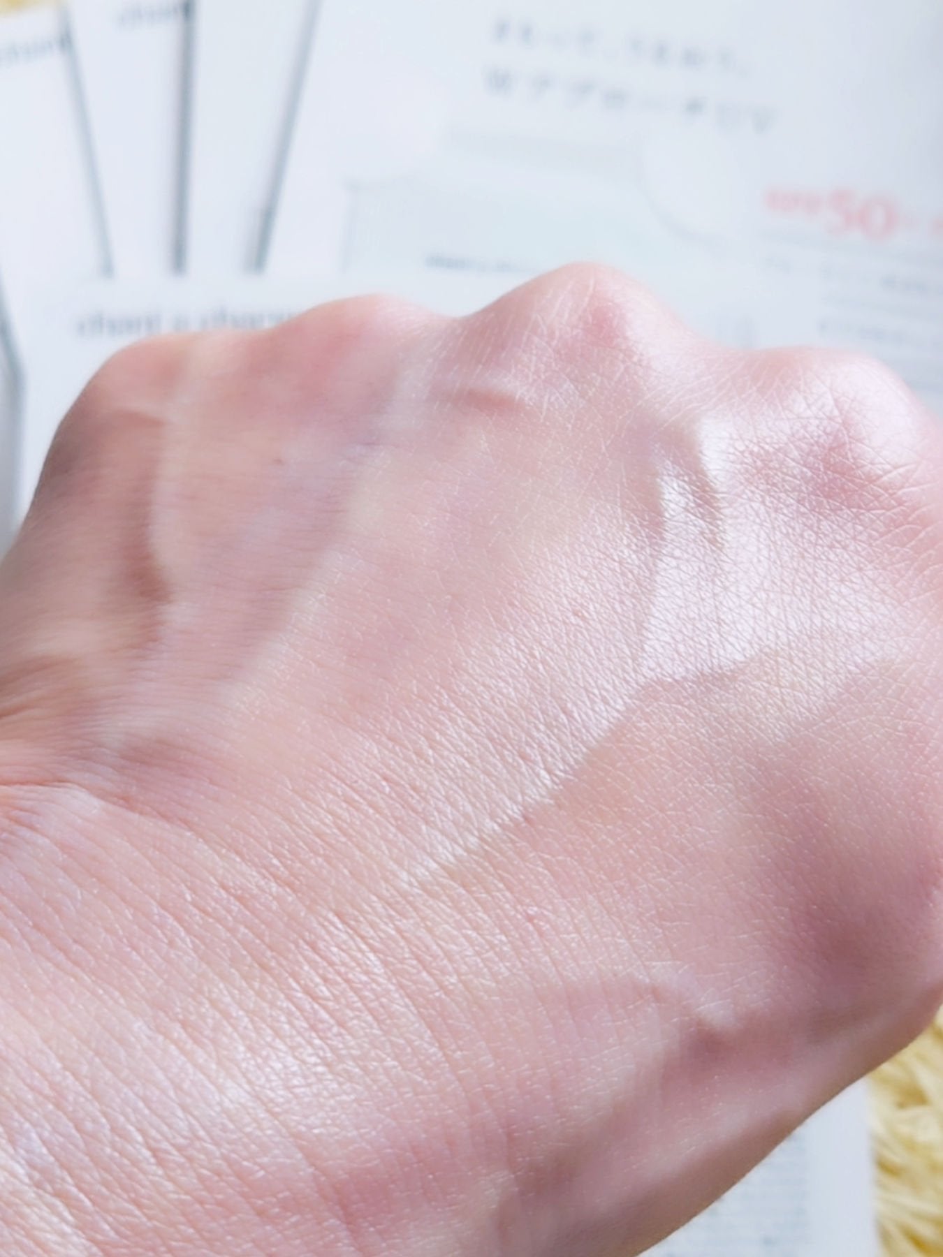 UVミルク/chant a charm /日焼け止めミルクを使ったクチコミ(5枚目)