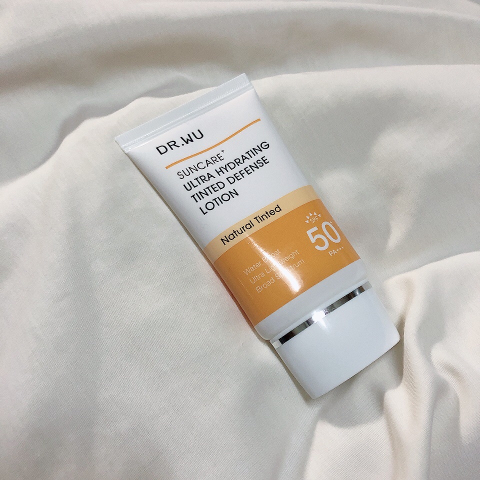 サンスクリーン+モイスト（色付き）＜日焼け止め＞/DR.WU/日焼け止めローションを使ったクチコミ（2枚目）