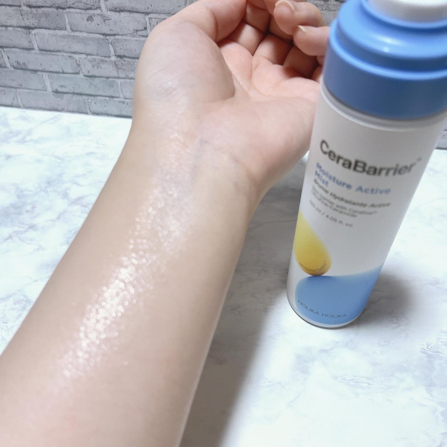 セラバリア モイスチャーアクティブ トナー /HOLIKA HOLIKA/化粧水を使ったクチコミ(6枚目)